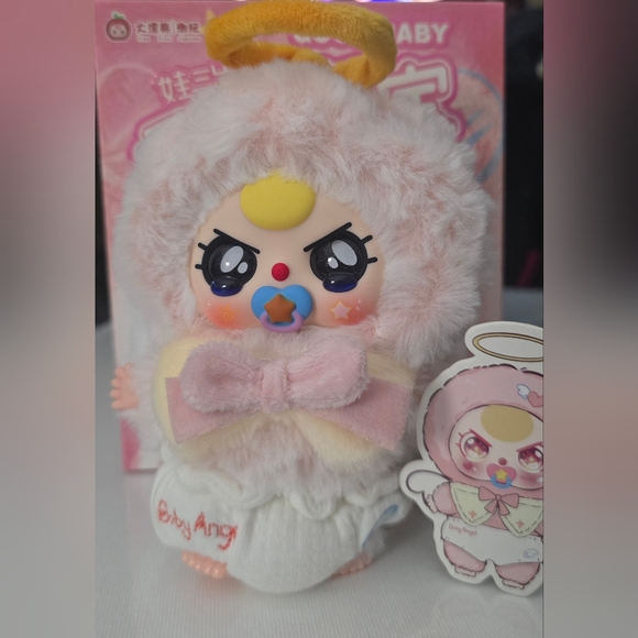 Baby Three Good Baby Series Plush Pendant  "Angel Baby" - Picture 12 of 16